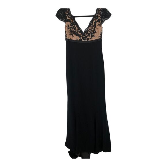 Wayne Clark Sexy Elegant Formal Evening Gown Maxi $1000 Dress‎ Black Tie Sz 8 - Picture 1 of 16